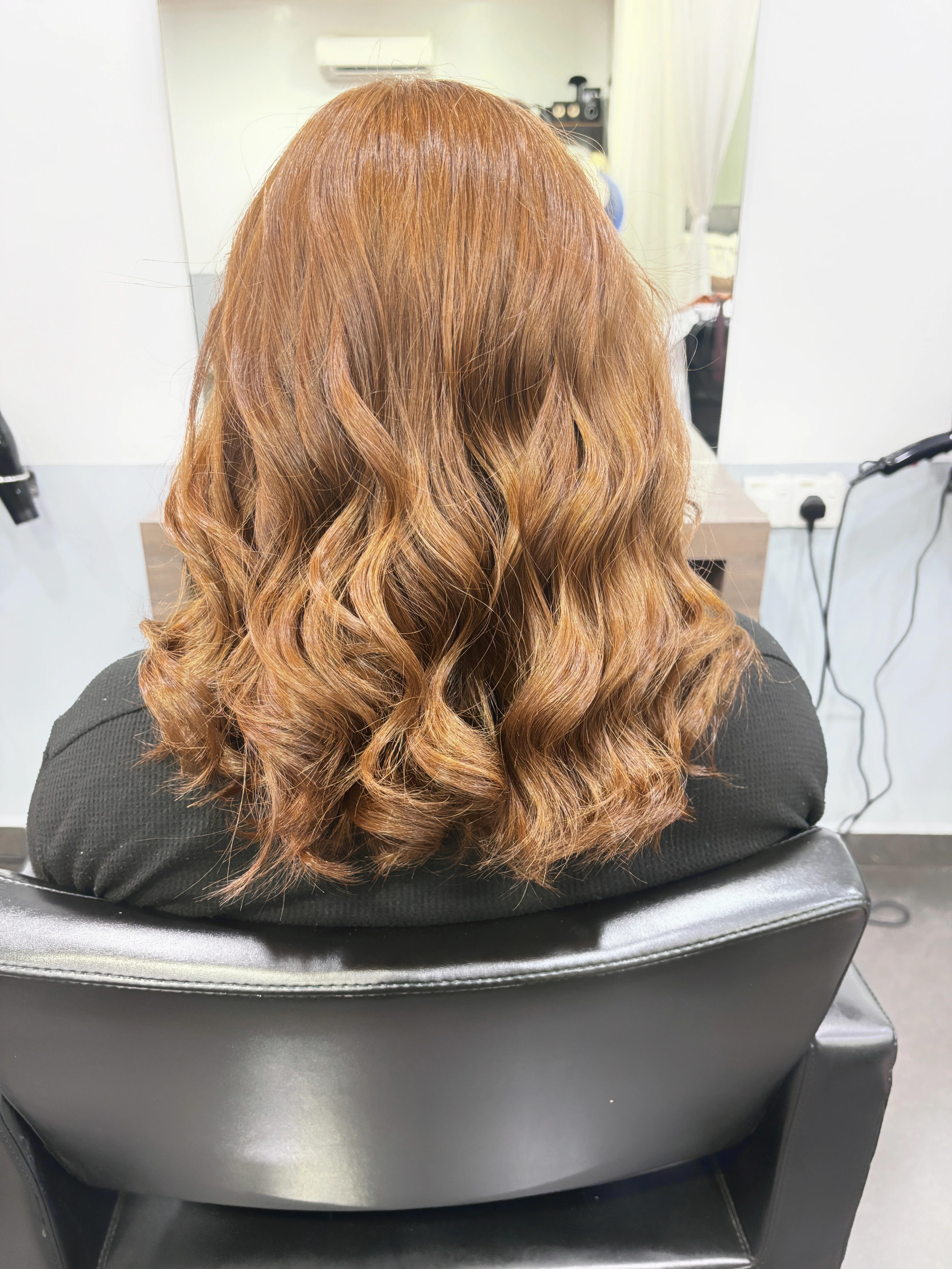 After Coloring: Golden Blonde Hair Finish